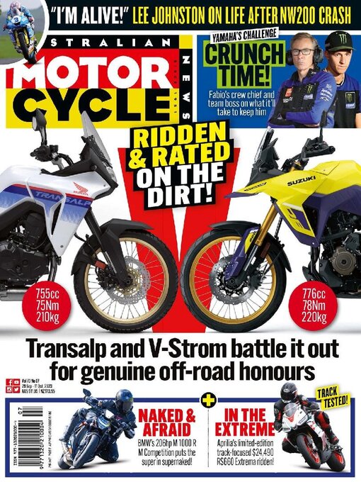 Title details for Australian Motorcycle News by Citrus Media Digital Pty Ltd - Available